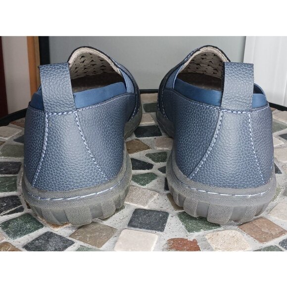 JBU by Jambu Bellflower Loafer Womens 6.5 Medium Blue Vegan Leather Traction - Picture 10 of 15